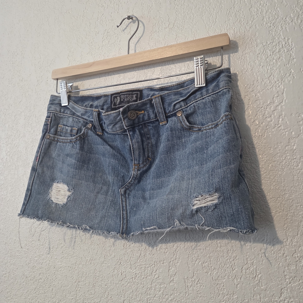 Denim Mini Skirt - Picture 3 of 6